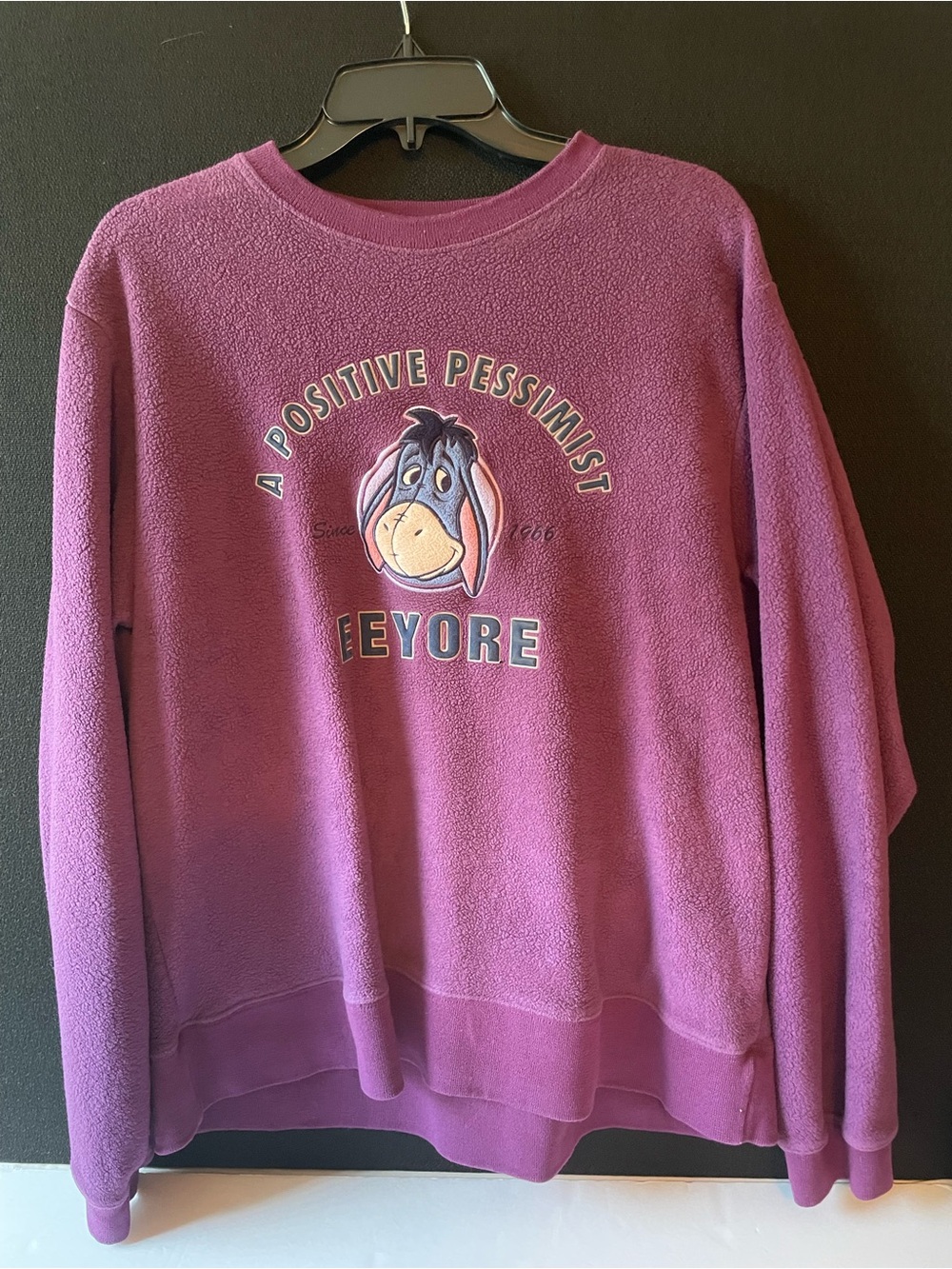 Disney Purple Eeyore Fleece Sweatshirt